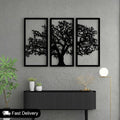3 Frame Tree Wooden Panels For Wall Decor