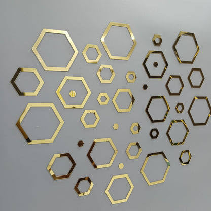 Acrylic Hexagonal Rings