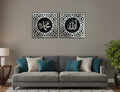 Set of 2 Allah Muhammad Wallart